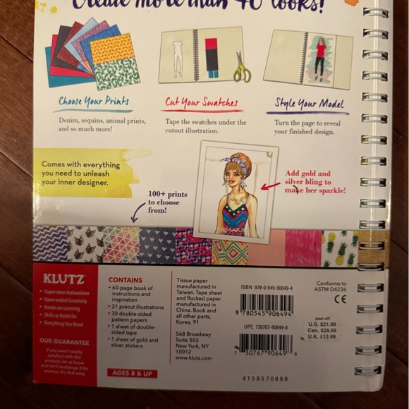Fashion Pattern Book with Colorful Designs - Picture 2 of 5